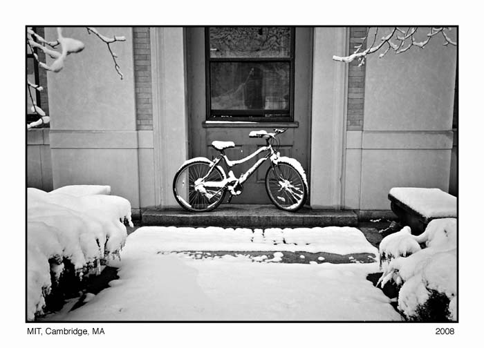 Bicycle in the Snow